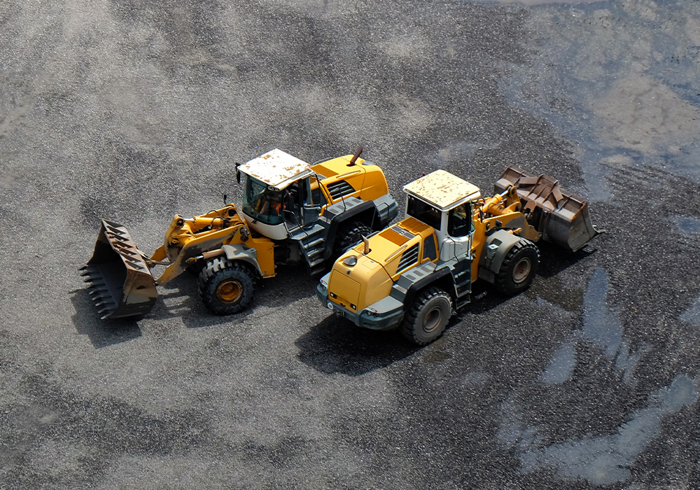 Mining tyres for wheel loaders