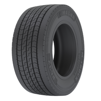 RG32 regional trailer tire designed for high mileage, fuel efficiency, and traction in on-road applications.